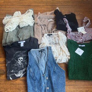 Clothing haul  size small womens boutique brands